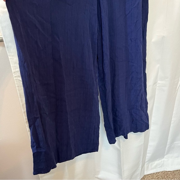 Knox Rose Floral Embroidered Front Tie Jumpsuit - Size Medium - Picture 5 of 9